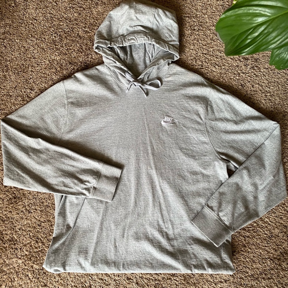 Light Grey, Light weight Nike Hoodie
